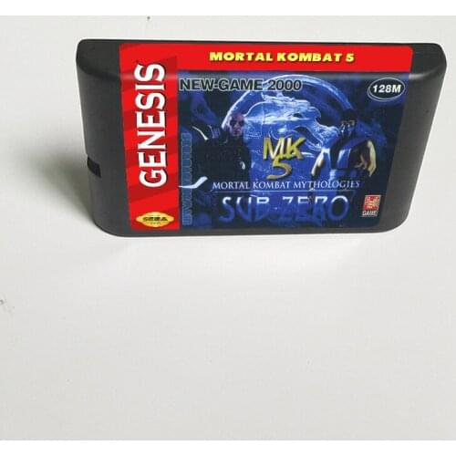 Mortal Kombat 5 - 16 Bit MD Game Card for Sega Megadrive Genesis Video Game Console Cartridge