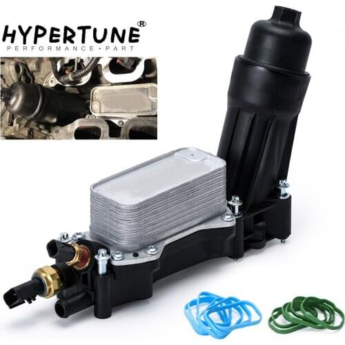 Engine Oil Cooler & Filter Housing Adapter Kit With Sensors Gaskets For Jeep Dodge Chrysler 14-17 3.6L V6 68105583AF Aluminum