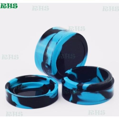 RHS made 100% food grade silicone container cosmetic 5ml wholesale price silicon wax container clear