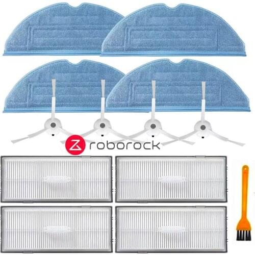 Mop Cloths Side Brush Filter Parts for XiaoMi Roborock S7 S7Max S7Maxv Robot Vacuum Cleaner Accessories