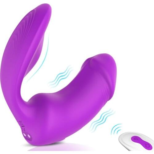 Wearable Butterfly Dildo Vibrator Adult Sex Toys for Women G Spot Clitoris Stimulator Wireless Remote Control Panties Vibrators