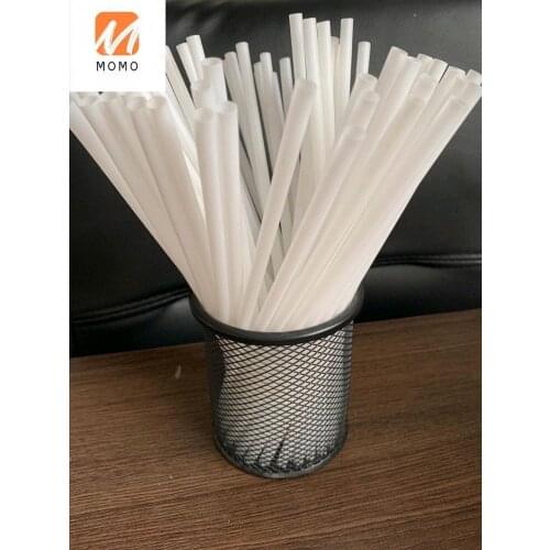 Food Grade Disposable Degradable Polylactic Acid Corn Starch PLA Straw Temperature Resistance 65-75 Degrees) Customized