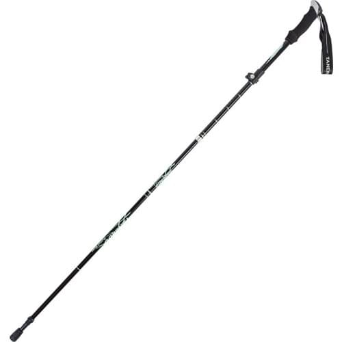 Anti Shock Walking Stick Hiking Trekking Trail Ultralight 5-section Adjustable Canes Aluminum Alloy Folding Cane Walking Sticks