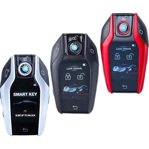 Smart LCD Touch Car Key Auto Remote Central Kit Door Lock Locking Vehicle Keyless Comfortable Entry System for all Cars