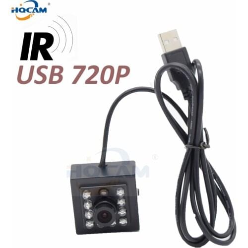 HQCAM 720P H264 Infrared night vision USB 1.0Mega Pixel Web Camera HD Mini USB Camera MIC Microphone Computer PC Laptop NotebooK