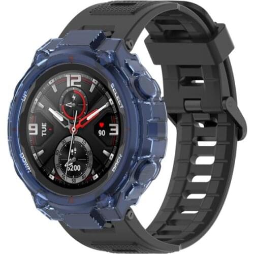 Watch Protective Case for Amazfit T-Rex Huami A1918 Watch Accessories Replacement Soft TPU Anti-Fall Sleeve Cover Shell