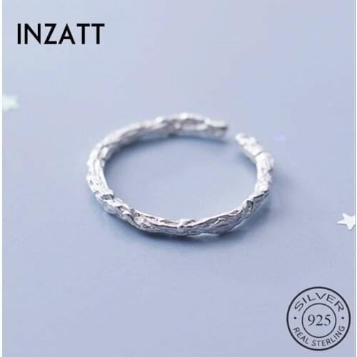 INZATT Real 925 Sterling Silver Vintage Branch Ring For Fashion Women Trendy Fine Jewelry MInimalist Accessories 2019 Gift