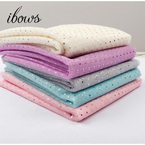 160cm Width 1yard/roll Glitter Sequins Soft Gauze Polyester Mesh Tulle Fabric DIY Sewing Tutu Wedding Party Supplies DIY Hairbow