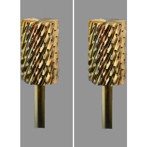 2pcs Carbide Nail Drill Bit -Big Pink & White Bit - C