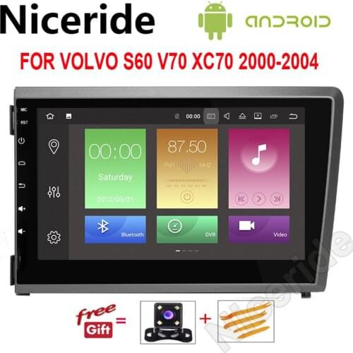 Android 8.0 Car DVD Player Multimedia Head Unit for VOLVO S60 V70 XC70 2000-2004 Auto GPS Navigation Radio Stereo WIFI Bluetooth
