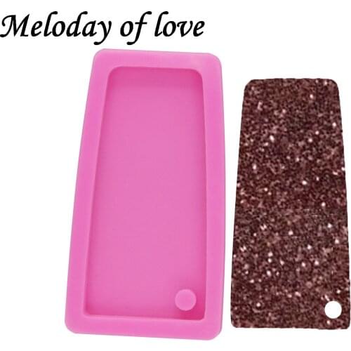 Shiny Glass DIY molds epoxy resin Mold silicone tumbler mold for key chain glossy finish DY0073