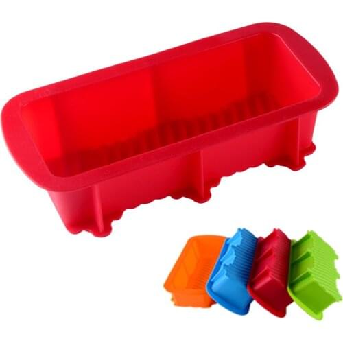 Large Rectangular Silicone Cake Mold Toast Oven Baking Pan Mousse Chiffon Cake Bread Cake Baking Mold