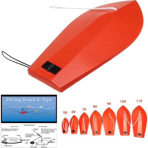 Fishing Trolling Board Planer Dive Board K-Type Fishing Sea Fishing Boat Artificial Bait Trolling Board Fishing Tools