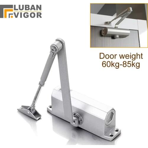 Fire door Hydraulic Buffer Door Closer,For 65kg-85kg door,strong and sturdy,adjustable Strength,protect fram, Door Hardware