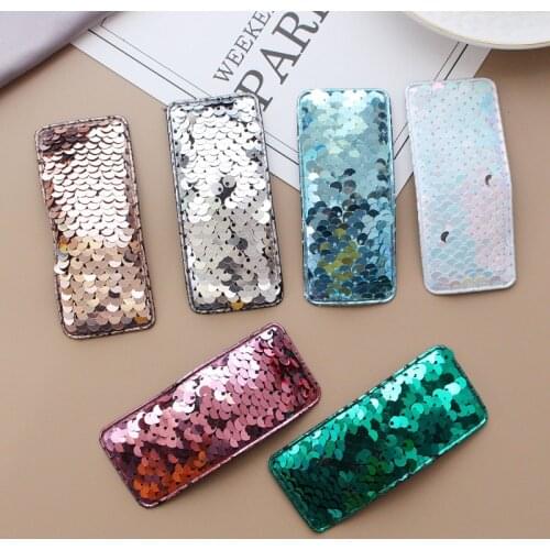 Fashion Shiny Women Girls Sequin Glitter Hair Clip Hairpin Barrettes Hair Clips Hairgrips Hair Accessories