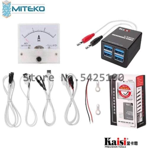 New Kaisi K-9035 A/B DC Power Supply Cable With Multimeter Display Parts For Phone 5S 6 6S 7 8 X MAX XR Motherboard Repair