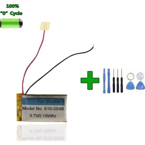 Original Replacement Sale 616-0548 0.19Whr Battery For ipod For shuffle 4th 5th 6th Generation 4 5 6 Accumulator Batterie AKKU