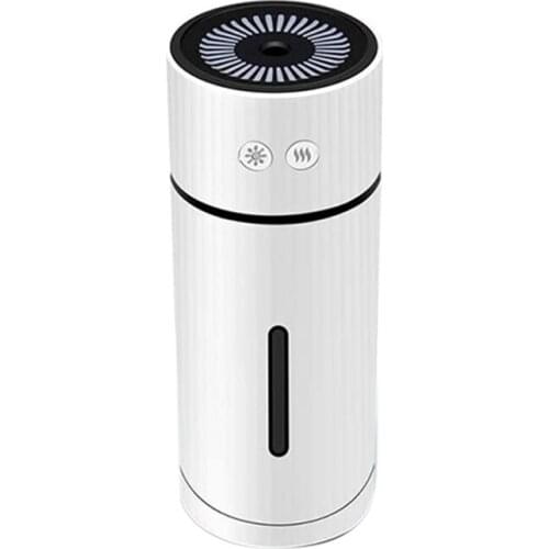 Portable Air Humidifiers, Adjustable Mist Output Angle, Quiet Foldable Desk Humidifier with 7 LEDs Night Light for Home