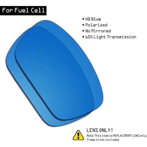 SmartVLT Sunglasses Replacement Lenses for Oakley Fuel Cell - HD Blue