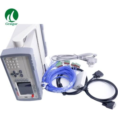 Free Shipping AT4524 24 Channels Thermocouple Temperature Recorder with TFT True Color LCD Display