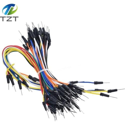 Smart Electronic DIY kit 65PCS Jump Wire Cable Male to Male Flexible Jumper Wires for Arduino Breadboard wire DIY