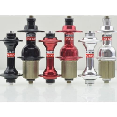 NOVATEC A171SB F172SB Road bike hub Sealed bearing bicycle hubs 20/24/28/32 holes Red Black Aluminum AL 7075 Folding Bike Hubs