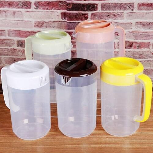 5L Large Capacity Household Teapot Kettle Beverage Storage Container Heat Resistant Cold Water Jug Plastic Juice Pitcher