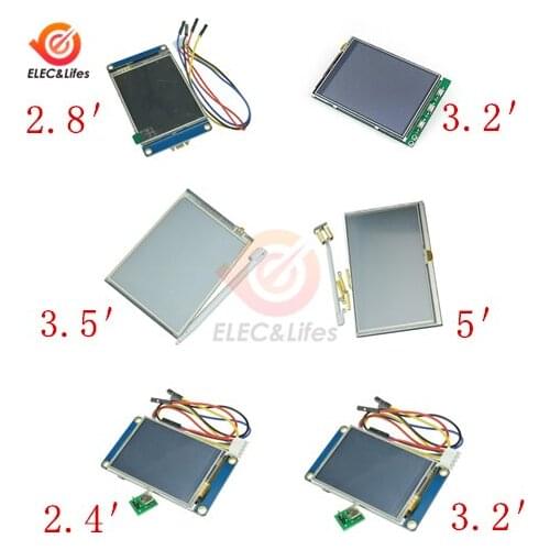 2.4" 2.8'' 3.2" 5" 3.5" TFT LCD Display Touch Screen Module 320x240 320x480 800x480 400x240 LCD Modules For Arduino Raspberry Pi