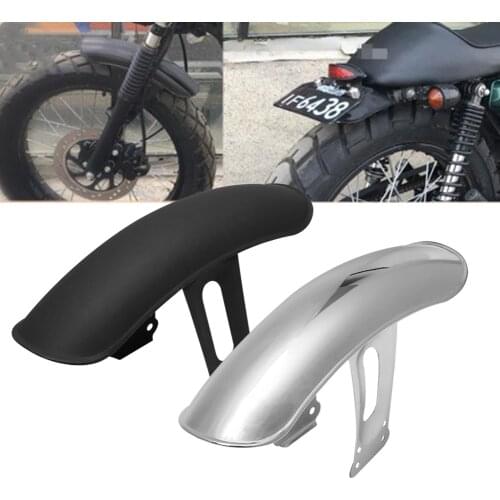 1pcs Metal Motorcycle Rear Fender Black Front MudGuard Protector Cover Fit for CG125 Retro Modification Motorcycle