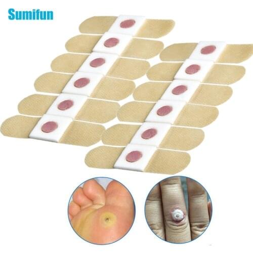 12pcs Foot Plaster Corn Removal Pads Medical Plasters Warts Thorn Patch Curative Patches Calluses Callosity Detox Foot Patches