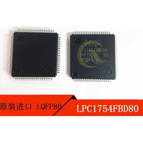 LPC1754FBD80 encapsulation LQFP80 100MHZ 32-bit microcontrollers original products