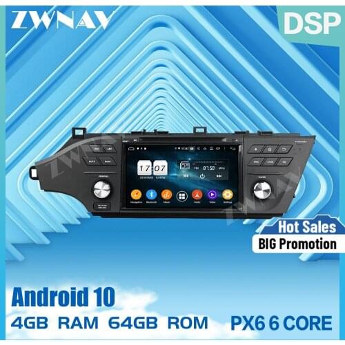 2 din PX6 touch screen Android 10.0 Car Multimedia player For Toyota Avalon 2014-2018 radio audio stereo WiFi GPS navi head unit