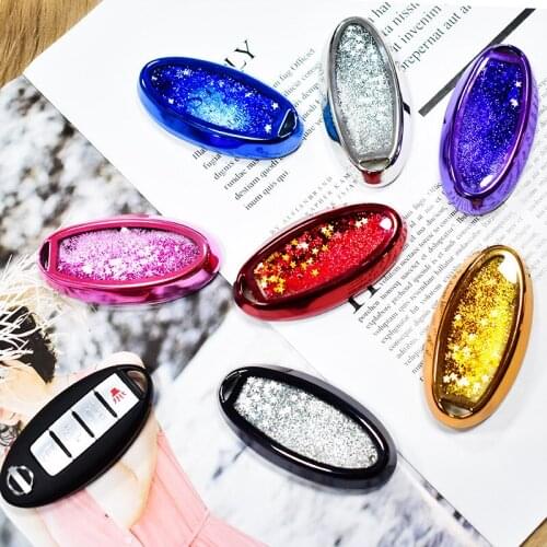 Key Case For Car 4 Buttons For Nissan Versa Maxima Altima Rogue Armada Sentra Murano Infiniti FX35 QX60 Car Key Cover