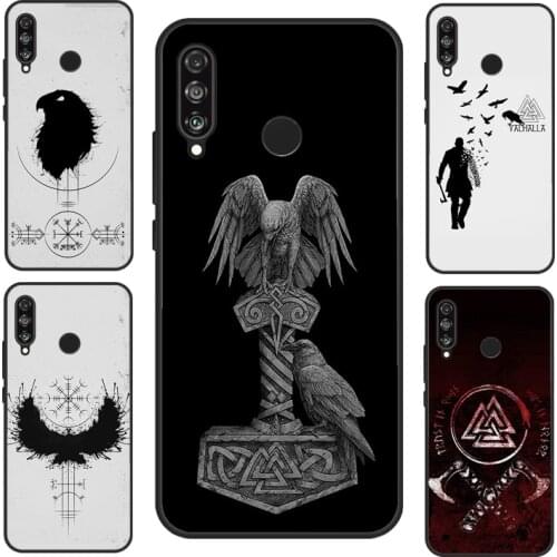 Viking Ragnar Lodbrok Valhalla Odin Case For Huawei P30 Lite P40 P20 Pro P Smart Z 2019 2021 Nova 5T Honor 10 Lite 8X 9X 10i