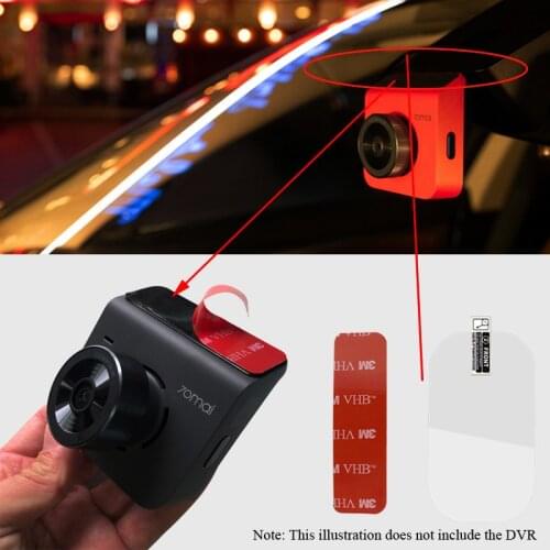 For original xiaomi 70mai Dash Cam A400 Dash Cam Smart 3M Film and Static Stickers for 70mai Cam A400 Car DVR 3M film