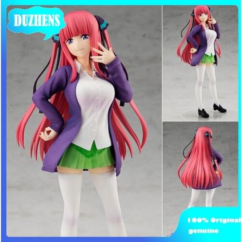 100% Original: The Quintessential Quintuplets Nakano Nino T-shirt style Action Figure Anime Figure Model Toys Figure Doll Gift