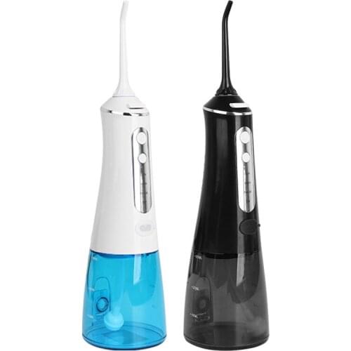 Oral Irrigator Water Flosser Portable Dental Water Jet USB Rechargeable 300ML Water Tank Travel Waterproof Electric TeethCleaner