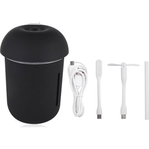 Creative Mushroom Lamp LED Humidifier Home Air Diffuser Purifier Atomizer Essential Oil Diffuser Portable Mist Maker