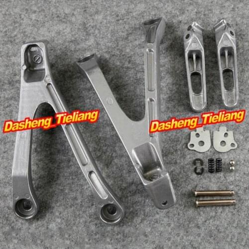 Motorcycle Rear Passenger Footpegs Footrests Pegs Mount Bracket Kit For Honda CBR600RR 2007-2011 F5 Foot Rest