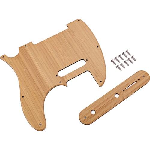 10-Hole 1ply Electric Guitar Pickguard Scratch Plate Back Plate Set for TL Style Electric Guitar Instrument Accessories
