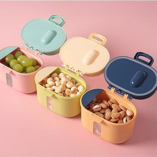 New Crown Milk Powder Box Portable Portable Outing Large Capacity Milk Powder Storage Tank Box