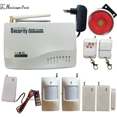 Newest intercom wireless home security GSM SMS alarm system 2 year warranty ,multiple language voice smart house alarm system