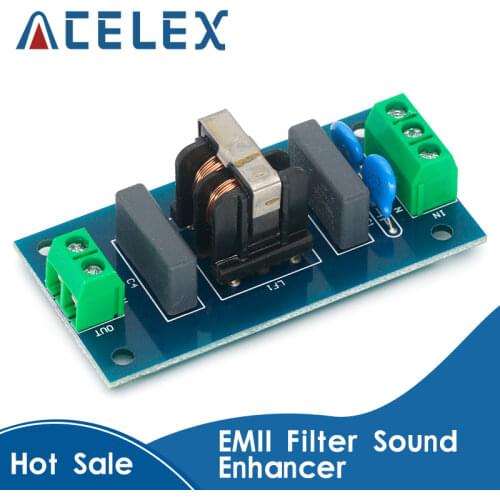 EMI Filter Sound Booster Filter Socket 220V 2A EMI Filter Module Power Board