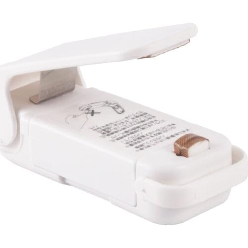 Portable Bag Clips Heat Sealer Plastic Packaging Storage Bag Mini Food Sealer Machine with Magnet