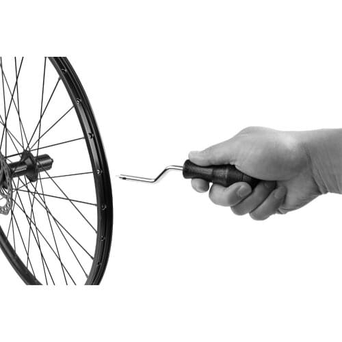 Wheel Spoke tool Nipple driver TB-7816 bike tool thread the nipples down and works with rims up to 40 mm in depth