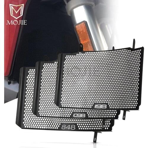 Motorcycle Accessories Radiator Guard Protector Grille Grill Cover For Ducati 848 1098 1198 Upper Radiator Guard Grill Cover