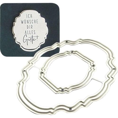 Frames Metal Cutting Dies Stencil Scrapbooking DIY Album Stamp Paper Card Embossing Decor Craft New Dies for 2020