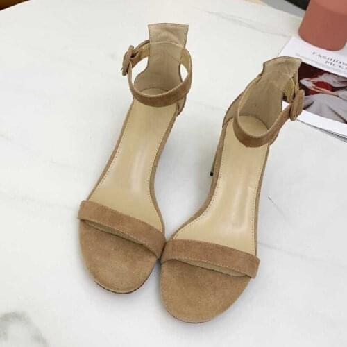 Women Shoes Summer Female New Buckle Sandals Career Chaussure Ete Femme Ladies Peep Toe Sandalias High Heels Fashion Sandales
