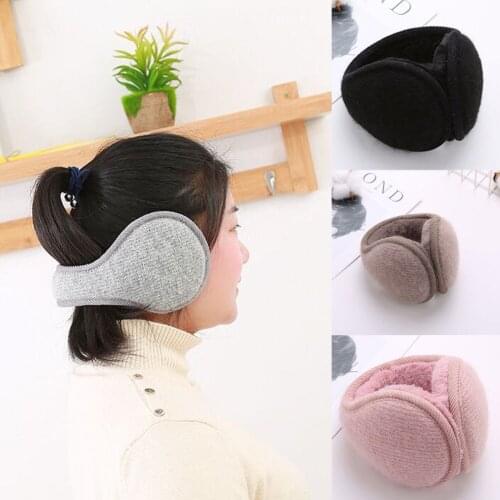 Adult unisex Earmuffs Winter Warmer Thicken Plush Fluffy Ear Muffs Solid Earlap Solid Headband Alert Girls Ear Muffs Warmer