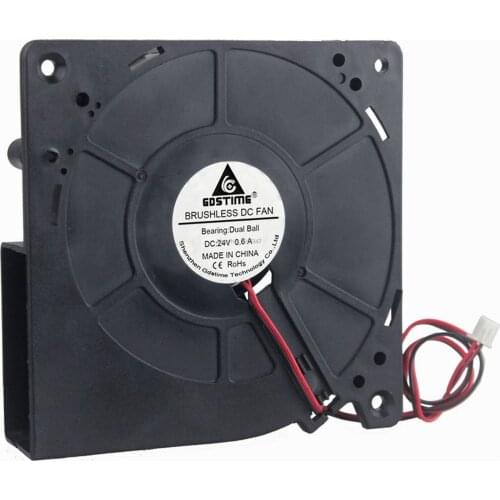 1PCS Gdstime 24V 12032 2 Pin 120x120x32mm 12cm Brushless DC Cooling Blower Fan Ball Bearing 5 inch Big Flow